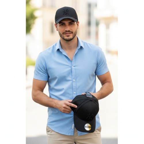 Tomorrow Fashion Tomorrow 3D NY Baseball Cap for Men Black - Image 3