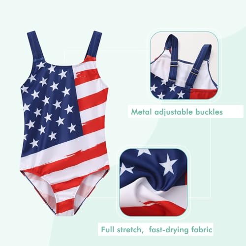 Image of Girls One Piece Swimsuits Halter Bathing Suits Summer Swimwear 3-16 Years