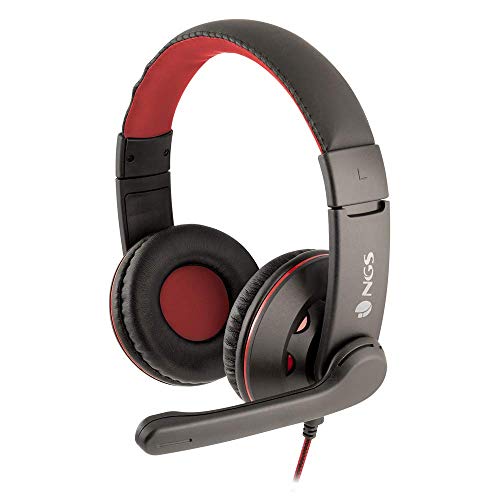 NGS VOX420DJ Auricular Estéreo con Micrófono y Conexión Jack 3.5mm para PC/PS4/XBox