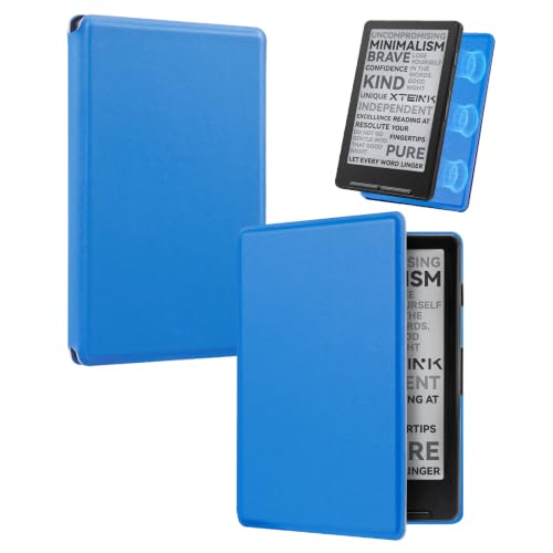Image of CoBak Magnetic Case for XTEINK X4, Ultra-Lightweight Protective Cover for Xteink X4 E-Reader, Secure Magnetic Attachment(Lake Blue)