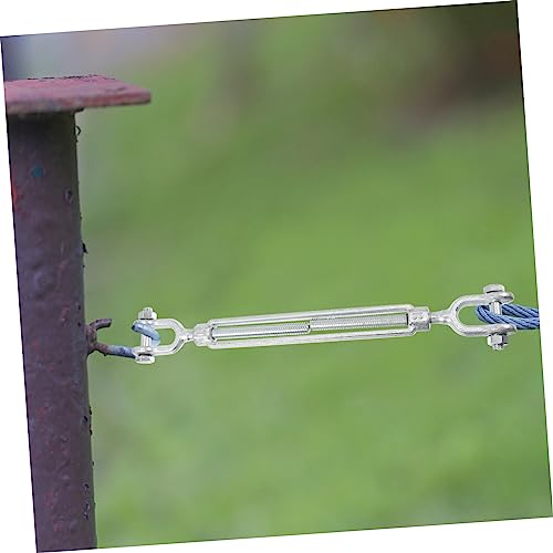 Gatuida 1pc Jaw Turnbuckle Carbon Steel Tension Screw Buckle for Secure Rigging and Adjustments and Easy to Use for Garden and Home Applications miniatura 6
