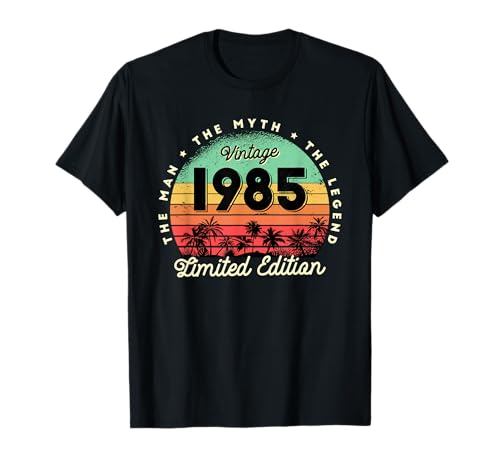Hombre Nacido En 1985 36 Años Cumpleaños Regalo De 36 Años Camiseta