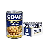 Goya Foods 鹰嘴豆、鹰嘴豆，15.5 盎司（8 件装）