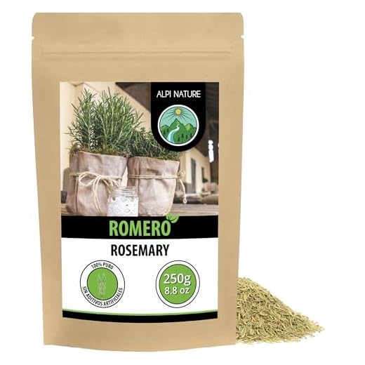 Romero seco (250g), 100% puro y natural para mezclas de especias y té de romero