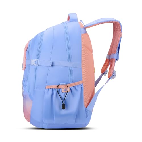 Image of Skybags Riva 37L Casual Backpack for Girls with 3 Compartments & Adjustable Shoulder Strap | 16 Inch Padded Laptop Sleeve | Detachable Happy Pouch & Secret Pocket | Perfect for School & Travel