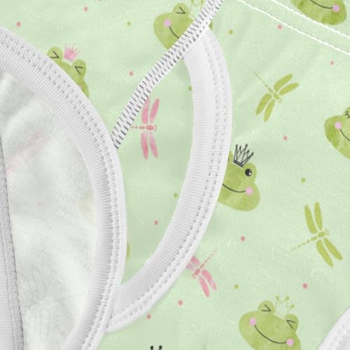 Boys' Exclusive Briefs Toddler Underwear 95% Combed Cotton Boxerbriefs 2T Frog and Dragonfly Pattern 58 5