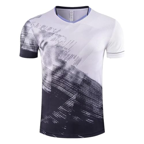 YEAHDOR Kids Boys Soccer Jersey Short Football Sport Top Uniform Quick-Drying Athletic Gym Workout Shirt Gray 5-6 Years