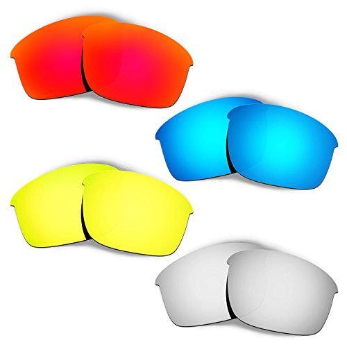 Verres rayés ? Lentilles de rechange Oakley Bottle Rocket - Lot de 4 paires pour lunettes