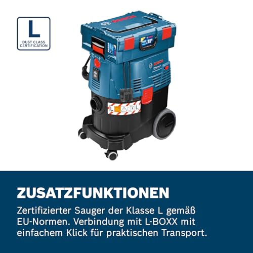 Bosch Professional Nass-/Trockensauger GAS 35 L SFC+ (Leistung 1200 Watt, 35 L Behälter, 3 m...