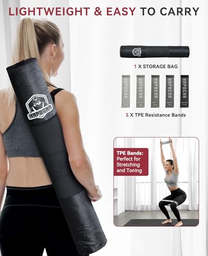 HAPBEAR Large Yoga Mat - 72"x36"x1/4"(6mm)，Extra Wide Non-Slip Exercise Mat - image 7