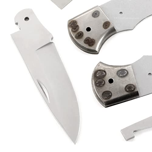 Ezsmith Knife Making Kit - Ranger Lockback - Diy Folding Knife Series - (Parts Kit) - (No Handles) - (Gift Boxed) - (Usa Design) - (By Knifekits) #TOP2