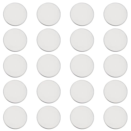 PLIGREAT 20 Pcs Golf Ball Marker Blank, 25mm Blank Ball