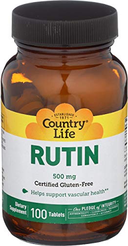 Country Life Rutin 500 mg, 100-Count