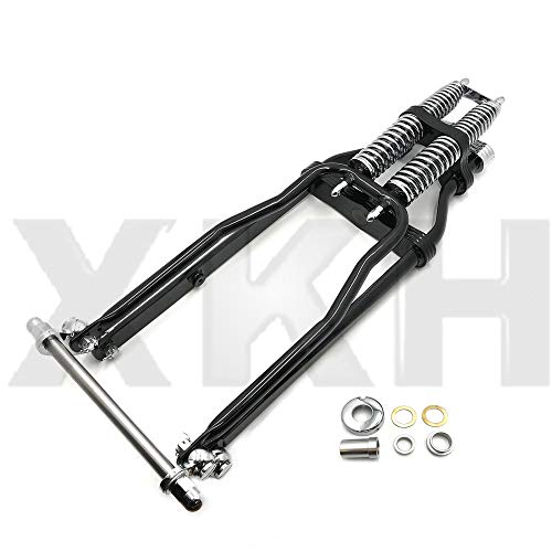 Xkh XKH-TGHD-SF002-I-BK Black Springer Front End -2 Inch Under Stock Length Wishbone Compatible thumb #6