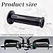 XYgdhqpt 2Pcs Hand Grips/Handle Rubbers Fit for BMW F650 F700 F800 R1100 R1150 R1200 K1200 with Heated Handlebars-Length:123mm,ID:26mm Black