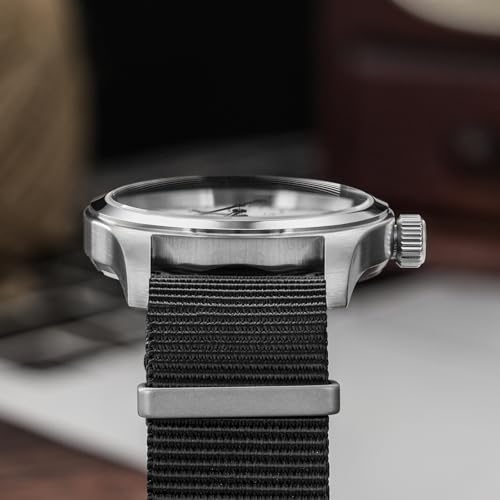 Image of TACTICAL FROG Militado ML08 Field Watch Japanese Sweep VH31 / 515 Movt with Calendar, Men's Military Watch Sapphire Crystal 10 ATM Waterproof Analog Watches for Men