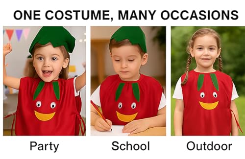 Image of FancyDressWale Fruit & Vegetable Fancy Dress Costume for Kids | Free Size 2-10 Years | School Fancy Dress, Stage Shows, Theme Parties