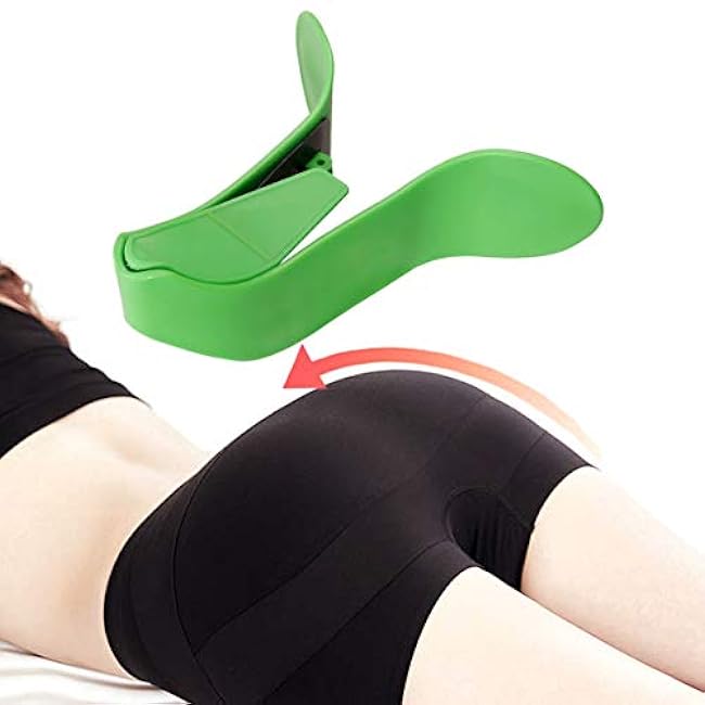 1Pc Crotch Trainer for Hip Muscles Butt Exercise Durable Green Hip Shaper Device for Glute Training Private Part Tightening for Home Workouts