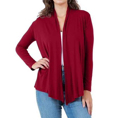 Image of Azules Long Sleeve Womens Cardigan, Thin Flowy Rayon Sweater Lightweight Cardigan for Casual or Dressy Outfits