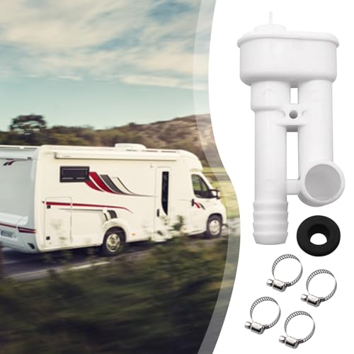 Image of kingsea 385316906 RV Toilets Vacuum Breaker Kit Compatible with Dometic Sealand VacuFlush Traveler Toilets Without Hand Sprayer Hook Up