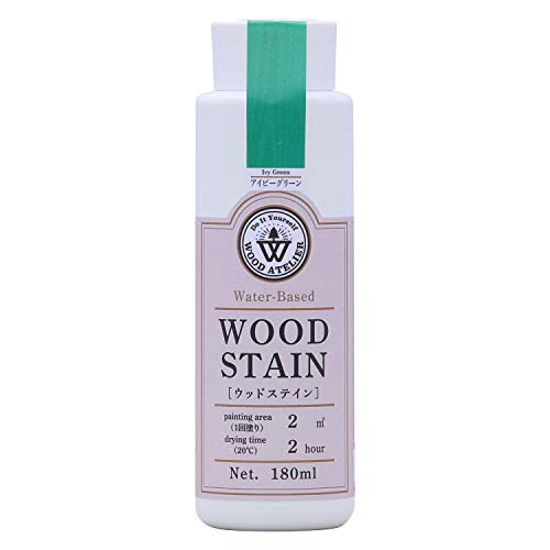 和信ペイント 水性着色剤 ウッドアトリエ ウッドステイン 180ml 800671 木目を生かした着色 WS-21 アイビーグリーン