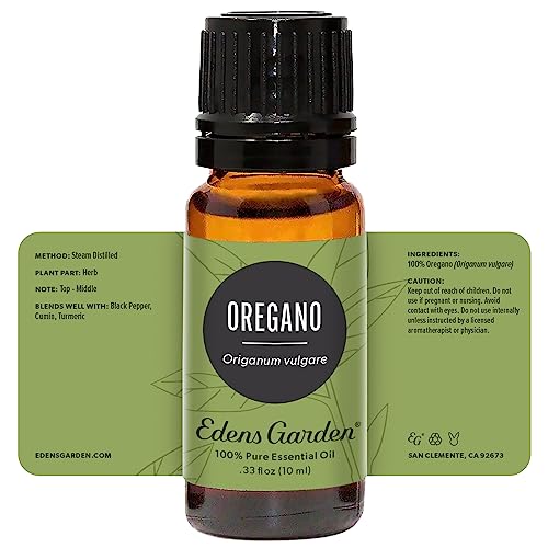 Edens Garden Oregano Essential Oil- 100% Pure Premium Grade, Undiluted, Natural, Therapeutic, Aromatherapy, The Best for Diffuser, Candle, Laundry, Humidifiers 10 ml (.33 fl oz)