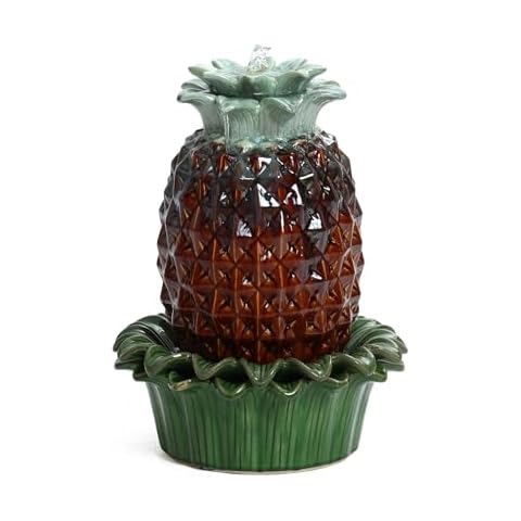 LuxenHöme Pineapple Ceramic Tabletop Fountain Cover
