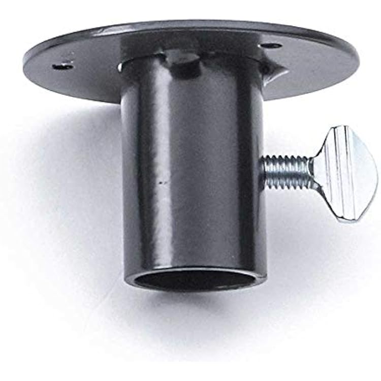 Birds Choice Mounting Flange for Standard 1 Pole | 3 Steel Disc, 1.0625 Center Opening | Includes Thumbscrew & Screws