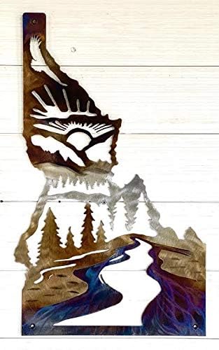 Iron Mountain Studios Idaho Metal Wall Art