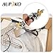 Aupoko Low Pressure LPG Propane Gas Flame Failure Safety Control Valve Kit Comes with M8*1 Thread Thermocouple and A Zinc Alloy Knob, Fits for Gas Grill, Heater, Fire Pit (50,000 BTU, 1/2 PSI)