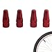 自転車仏式バルブキャップ | カラフルなバイクタイヤバルブステムキャップ 4 個,フレンチスタイルのバルブキャップインナーチューブタイヤキャップ頑丈な多用途タイヤバルブダストカバーサイクリング用