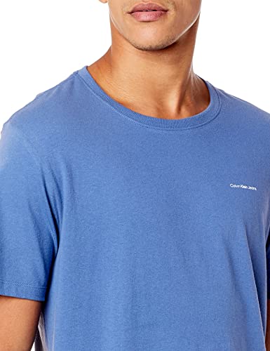 Camiseta logo peito, Calvin Klein, Masculino, indigo, GG