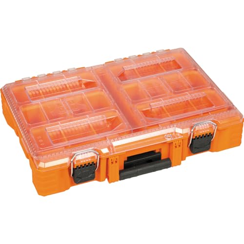 Klein Tools 54806MB MODbox Tall Compartment Box, Full-Width Tool Organizer, Small Parts Tool Box...