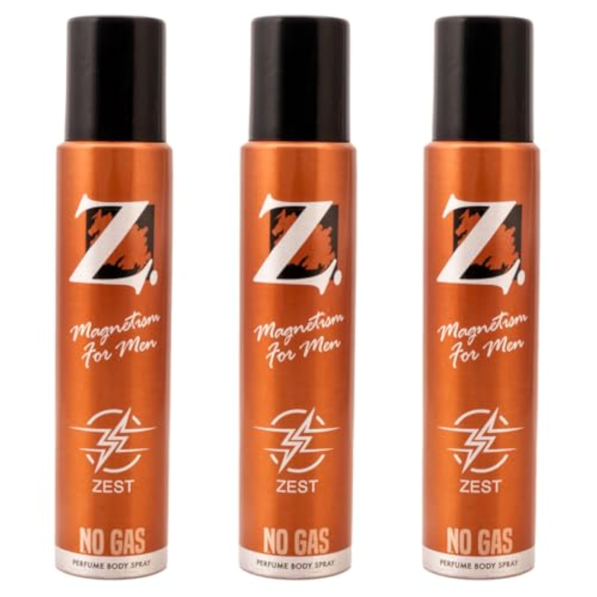 Z Zest No Gas Deodorant Perfume, 120ml Pack of 3