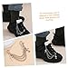 OFFSCH 2pcs Cross Chain Shoe Accessories for Women Boot Jewelry Lobster Clasps Unique Decorative Shoe Chains for Sneakers Eye-catching Fashion Footwear Enhancer