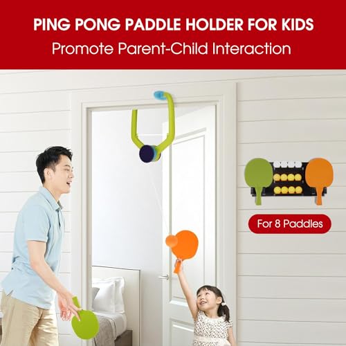 Estante de almacenamiento de paletas de ping pong para cuidar tus accesorios en casa 5