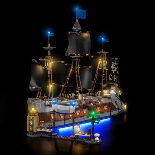 LocoLee RC Light kit Compatible with Lego Garp's Marine Battleship 75646 - Not Actual Model Only Lights, LED Lighting Accessories for LEGO Marine Battleship for Display Collectors - 5