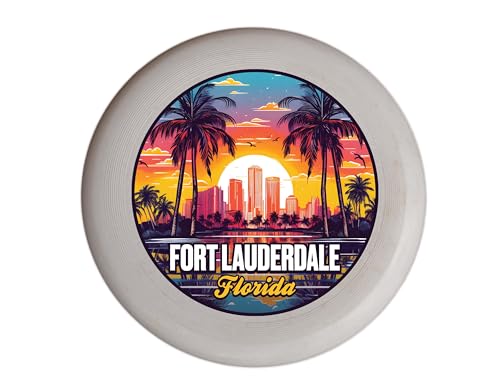 Fort Lauderdale Florida Design B Souvenir Frisbee Flying Disc Single