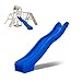 Produktbild Serina Spielturm Rutsche Zubehör 2,5 m Wellenrutsche Anbaurutsche Kletterturm blau (Blau 250 cm)
