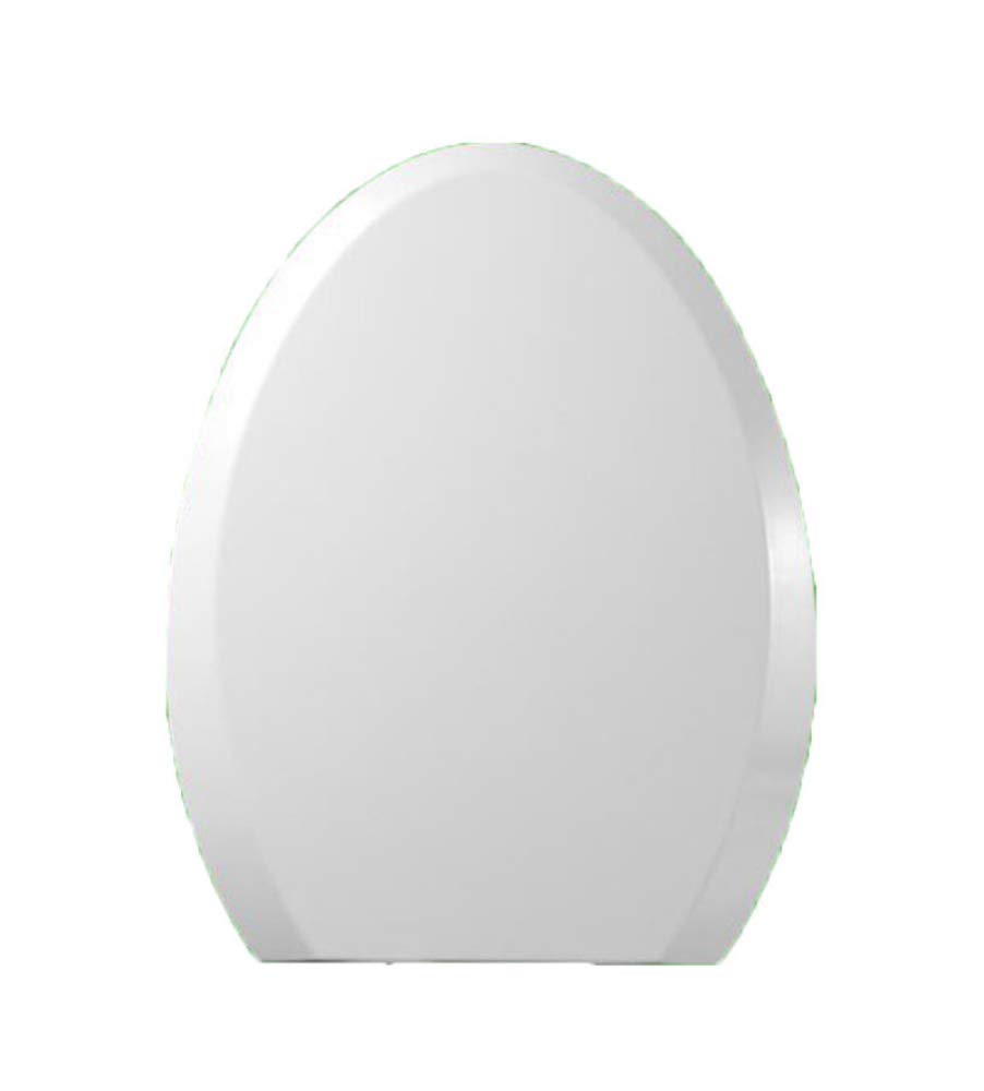 CGJdfjhE toilet lid， Adjustable Hinge Top Mounted Thickened Toilet Lid for V/U Shape