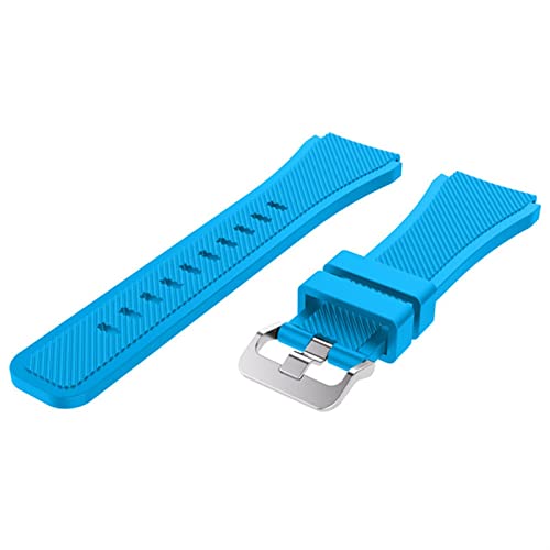 Bracelet en caoutchouc 22mm montre connectée Huawei GT 2 Samsung Gear S3
