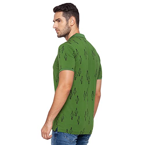 Image of Spykar Men's Printed Slim Fit T-Shirt