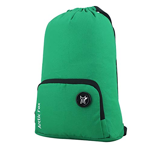 Image of Arctic Fox 15 Liters Draw String Bag Apple Green Backpack