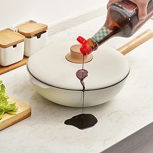 Wok de acero inoxidable con tapa de vidrio miniatura 2