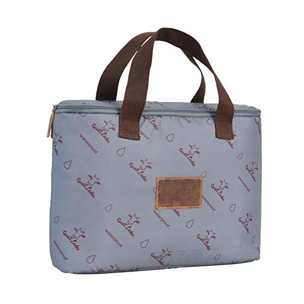 Gusti Kameratasche Leder - Cameron 17" Inlay Fototasche Spiegelreflex Tascheninlay Tascheneinsatz Größe-L Grau