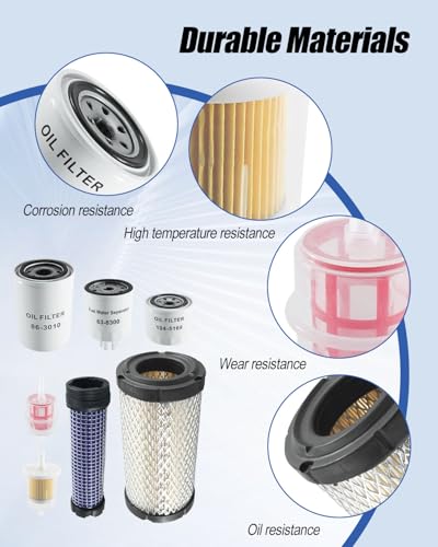 Image of Loader Air Oil Fuel Filter Kit Fit for Toro Dingo TX1000 Compact | Replace 108-3811 104-5169 63-8300 112-7836, Automotive Hydraulic Oil Fuel Filter, 6Pcs