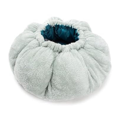 Jackson Galaxy Convertible Clamshell Cat Bed - Reversible and Fluffy, Scent Soaker