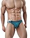 BRAVE PERSON 56 Men's Surf Swim Shorts Beach Briefs, Fashion Bikini Sexy Low Waist (L / 30-34, Dark Green)