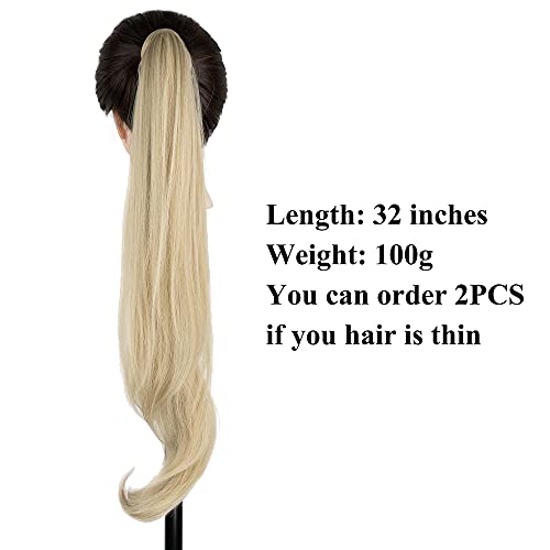 IMISSU Extensão de cabelo rabo de cavalo flexível e bonito cabelo rabo de cavalo peruca (Piano Sujo