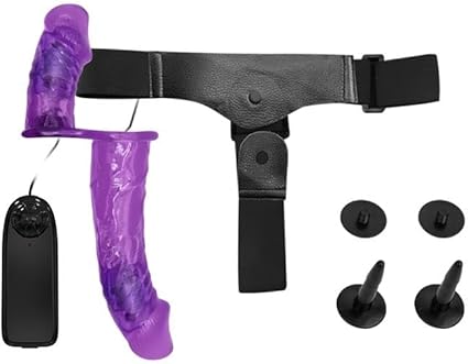 Ultra Passionate Harness Dual Motor Vibration Morado